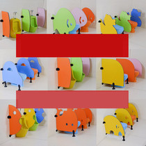 Kindergarten toilet partition toilet color cartoon baffle partition children urinate squat toilet toilet baffle moisture-proof