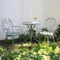 Minima Modern Outdoor Balcony Table And Chairs Combined Patio Net Red Casual Little Tea Table Cafe Milk Tea Shop Three Sets