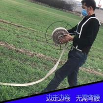Small machine nozzle increase tool watering flower turntable winding machine tube winding machine thick hose agricultural water belt retractor