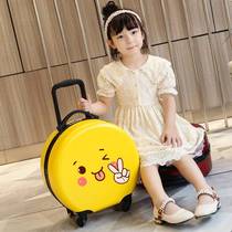 Childrens tie rod suitcase male and female students Net red Korean boarding luggage custom logo