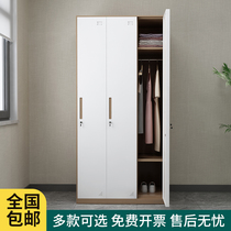 Closet with lock iron locker disassembly narrow side bathroom cabinet replacement wardrobe locker staff cupboard shoes cabinet