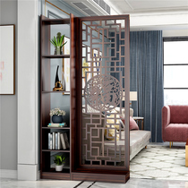 Screen partition wall living room simple modern decoration bedroom cover home double-sided Net red door solid wood entrance cabinet