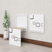 Folding shoe changing stool wall-mounted small size narrow ultra narrow home doorway entrance door to sit extremely narrow and narrow