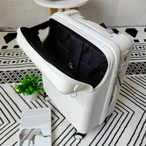 Export to Japan front opening suitcase female Japanese small light suitcase ultra-quiet trolley case boarding case