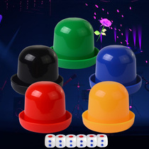 Ordinary regular bar KTV food stalls hotel supplies plastic mushroom head dice with bottom tray color Cup 6 sieve