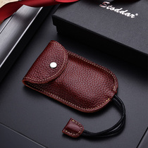 Key bag pull-out female genuine leather containing home car universal Mini small protective sleeve multifunction pure cow leather