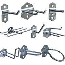 Hardware tool adhesive hook square hole hole board multi-function mobile tool holder hanging plate metal adhesive hook tool storage frame