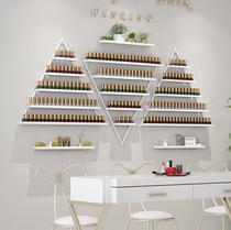 Nail polish glue on the wall Nail polish display rack Nail polish rack Nail shop wall-mounted rack rack