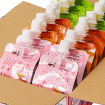Zero fun Konjac jelly can suck pudding snack Konjac low 0 fat net red fruit snack ready-to-eat childrens card