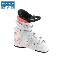 Decathlon childrens double board ski shoes mens and womens warm adjustable ski boots Ski equipment KIDK