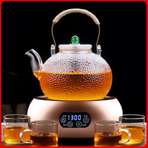 Large capacity hammer glass lifting beam cooking teapot Puer white tea electric pottery furnace high temperature boiling water health bubble teapot