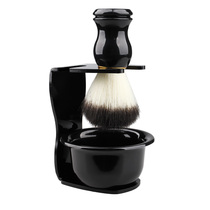 Shaving Companion Set Shaving Cream Foam Brush Rayon Scratch Hu Soap Bowl Bubble Bowl Beard Bowl Beard Knife Holder