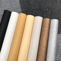 Silk cloth pattern wallpaper solid color plain simple bedroom office clothing store hotel project PVC white wallpaper