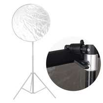 Reflector clip fixing clip vertical clip elastic clip reflector Bracket Holder background clip metal joint reflector bracket square frame Photo Lighting reflector portable