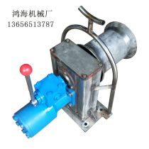 Windlass Marine net lifting machine 304 stainless steel single wheel windlass Hydraulic rope twisting machine Horizontal windlass