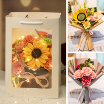 Free cutting non-woven cloth paste handmade diy material bag making Teachers Day gift bouquet potted friend best friend