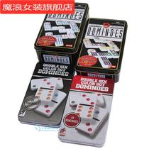 Childrens puzzle operation DOMINO Double Six Double Nine Double Twelve DOMINO Building Block Toy