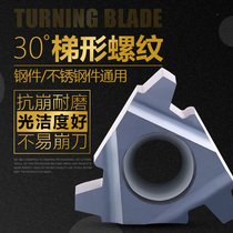 Daoqin 30 degree t-shaped thread blade Trapezoidal internal and external thread car blade steel stainless steel universal wire tooth knife