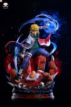 (Scheduled double-headed sculpture) Saga Moxing Wind Four Generation Naruto-Wave Fengshui Gate Model