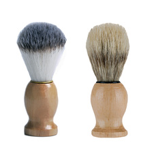 Sidehair shaving brush mens shave brush fashion wooden handle beard shave cleaning brush