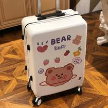 Suitcase Womens Day Tie Bar Box Male Student Sturdy And Durable Small 20 Inch Boarding Password Travel Leather Suitcase 24