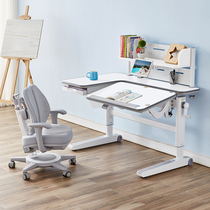 Standing by alternating childrens book table and chairs L-type side table male girl writing desk high school high school students learn the table and chairs solid wood