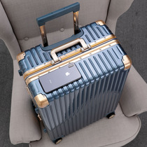 Export business aluminum frame trolley case universal wheel female ins net red suitcase 20 male 24 26 inch suitcase student
