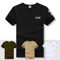Outdoor leisure mens military clothing special forces training short sleeves summer mens uniform 5 11T shirt