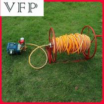 Winding and retractor storage rack agricultural coiled pipe machine winding machine washing water pipe reel water pipe rack garden watering flowers