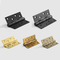 Flat Hinge Hinge Stainless Steel Bearing Wooden Door Hinge Fold Thickened Folding Loose 4-inch Single Pieces 3 0