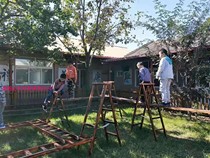 Climbing Frame Herringbone Ladder Anji Game Integration Training Outdoor Large Game Kindergarten Free Combination