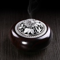 Brand mahogany Incense Burner Black sandalwood aromatherapy incense box incense sown Wood creative incense pan incense burner