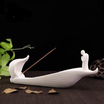 Brand Zen poinser ceramic incense burner household sandalwood stove tea ceremony for Buddha incense fumigation stove