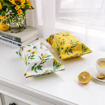 American light luxury cotton and linen paper towel set Cloth art paper towel set Coffee table paper towel set Desktop paper towel set ins cloth set
