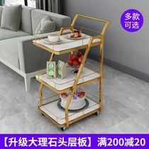 Hotel restaurant delivery car three-story wine truck tea car snack cake car Bank 4s shop mobile trolley