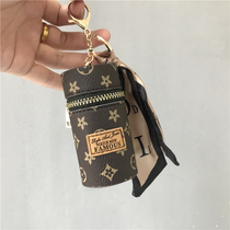 This year pop exploits old flower round barrel shaped mouth red packets bag small hanging decoration zero purse to decorate small pendant key mini
