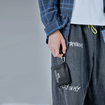 MYE Tide Card Personality Logo Printed Zero Money Card Bag Hanging Neck Small Chest Bag Day System Portable Coin Bag Key Bains