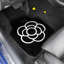 Car floor mat cartoon cute pig pig monolithic universal car carpet suede floor mat car foot mat