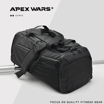 ApexWars Fitness Bag Single Shoulder Skew Satchel Double Shoulder Sports Backpack Waterproof Dry And Wet Separation Large Capacity Travel Zipper