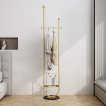 Simple modern light luxury marble metal floor-to-ceiling hanger Designer Nordic bedroom coat rack hanger