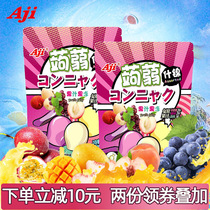 aji Konjac jelly juice 500g Childrens snacks Japanese zero low 0 fat can absorb calories Konjac pudding