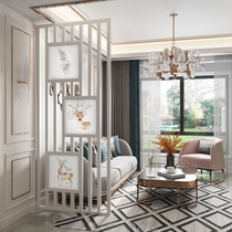 Nordic screen partition Living room Simple modern entrance Hollow solid wood office Small fresh bedroom block home