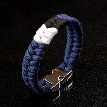 Couple bracelet umbrella rope hand-woven DIY student simple bracelet female hair bracelet tremble sound knitting homemade