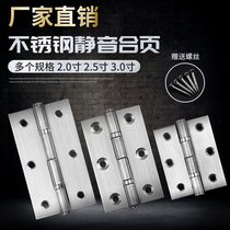 Cabinet door stainless steel cascing miniature Mini silent bearing small hinge 2 inch hinge door and window folding flap box