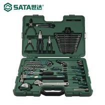 Shida SATA hardware toolbox household set 58 pieces of mechanical equipment repair tool set 09516