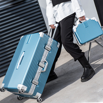 Luggage female 2021 New Large Capacity 32 inch male tide aluminum frame student child mother suitcase pull rod password suitcase