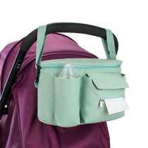 Stroller hanging bag Waterproof hanging bag Stroller hanging bag Waterproof mother and baby bag Baby storage bag Multi-function mommy bag