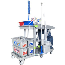 Multifunctional cleaning trolley property cleaning tool car hospital cleaning car hotel cleaning cleaning car