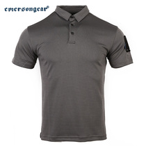 Emerson Emersongear Blue Label series single guide commuter polo shirt men and women Summer sweat short sleeve t-shirt