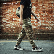 Emerson bunch feet casual overalls full terrain MC tactical pants slim outdoor sweatpants multi-pocket wear-resistant men